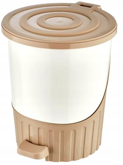 Pojemnik z pedałem 6 l "RAINBOW PASTEL" 280x230x275 mm