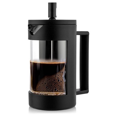 NAVA Pojemny Zaparzacz Szklany do Kawy Herbaty Tłokowy Dzbanek NAVA 800 ml