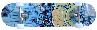 Kubisport Deskorolka Klasyczna dla Dzieci Drewniana KUBISPORT Graffiti