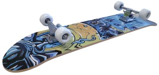 Kubisport Deskorolka Klasyczna dla Dzieci Drewniana KUBISPORT Graffiti