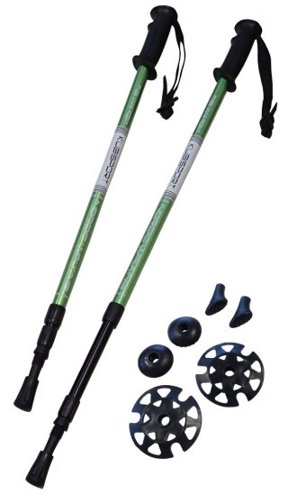 Kubisport Kije Trekkingowe do Nordic Walking Składane Regulowane KUBISPORT 65-135 cm