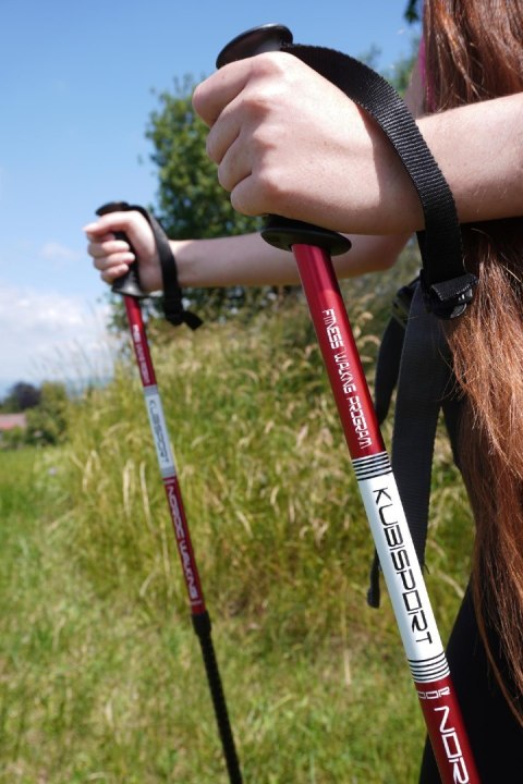 Kubisport Kije Trekkingowe do Nordic Walking Składane Regulowane KUBISPORT 65-135 cm