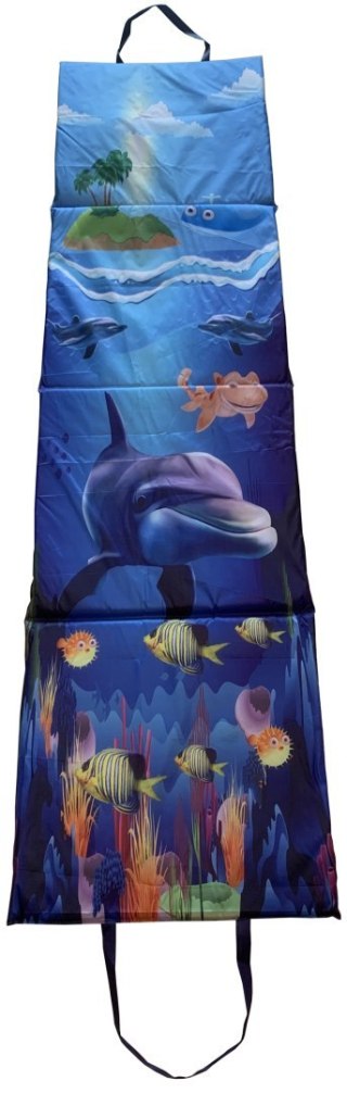 Kubisport Koc Plażowy Mata Leżanka Leżak Składany Wodoodporny KUBISPORT 180x48 cm