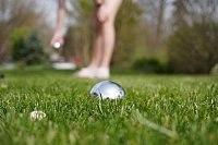 Kule Boule Bule Petanque do Gry Metalowe Solidne 72 mm KUBISPORT 6 szt.