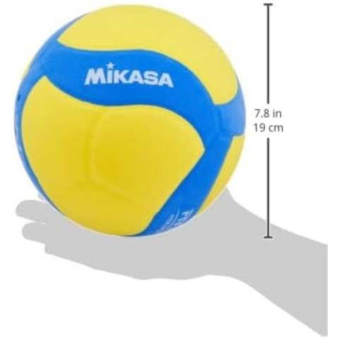 MIKASA Piłka do Siatkówki MIKASA Siatkowa Halowa Rozmiar 4 VS160W Niebieska Lekka