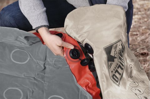 Kubisport Materac Dmuchany Kempingowy z Poduszką BESTWAY Queen 203 x 152 x 22 cm