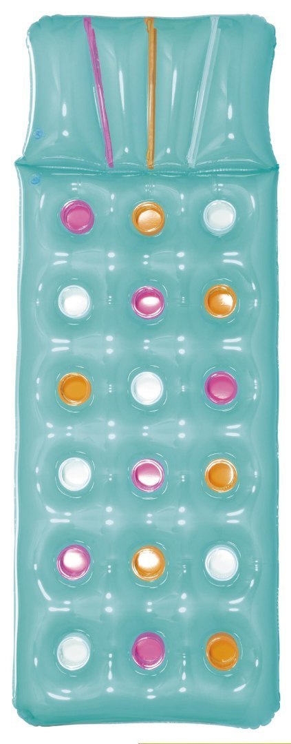 Kubisport Materac Dmuchany Materac do Pływania Leżak do Basenu KUBISPORT 188x71 cm