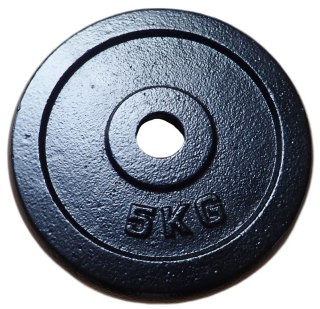 Kubisport Obciążenie Talerz Żeliwny do Gryfów Ćwiczeń KUBISPORT 5 kg 25 mm