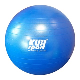 Kubisport Piłka Gimnastyczna do Ćwiczeń Treningu KUBISPORT 75 cm Niebieska