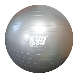 Kubisport Piłka Gimnastyczna do Ćwiczeń Treningu KUBISPORT 75 cm Szara