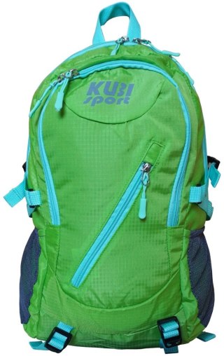 Kubisport Plecak Turystyczny Sportowy Damski Męski Duży Zielony Solidny KUBISPORT 35L
