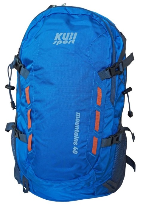 Kubisport Plecak Turystyczny Sportowy Damski Męski Niebieski Solidny KUBISPORT 40 L
