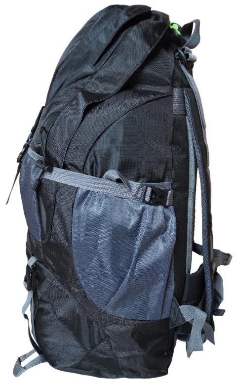 Kubisport Plecak Turystyczny do Wędrówek Damski Męski Czarny Pojemny KUBISPORT 50 L