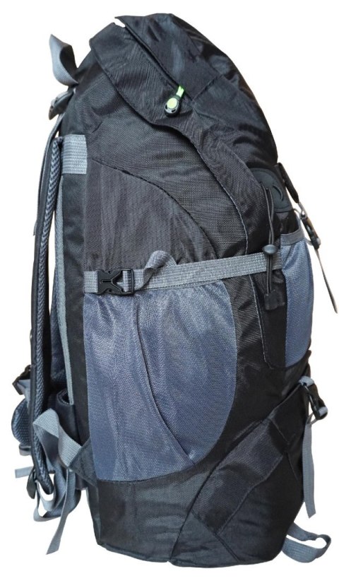 Kubisport Plecak Turystyczny do Wędrówek Damski Męski Czarny Pojemny KUBISPORT 50 L