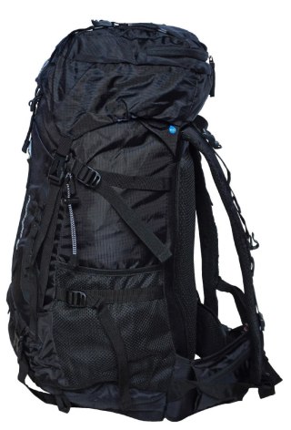 Kubisport Plecak Turystyczny do Wędrówek Damski Męski Czarny Pojemny KUBISPORT 60 L