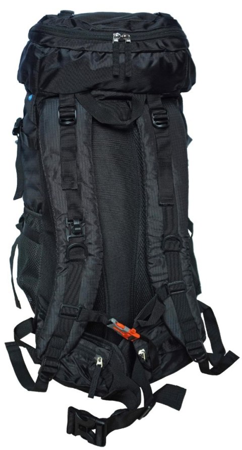 Kubisport Plecak Turystyczny do Wędrówek Damski Męski Czarny Pojemny KUBISPORT 60 L