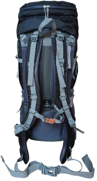 Kubisport Plecak Turystyczny do Wędrówek Damski Męski Czarny Pojemny KUBISPORT 75 L