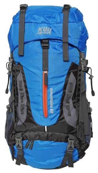 Kubisport Plecak Turystyczny do Wędrówek Damski Męski Niebieski Pojemny KUBISPORT 60L