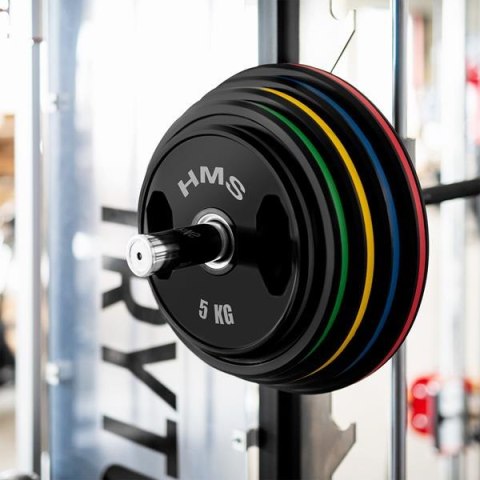 TOG05 2 x 5 KG TALERZ OLIMPIJSKI OGUMOWANY 2 x 5 KG HMS