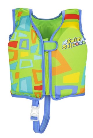 Kubisport Dziecięca Kamizelka do Pływania Regulowana BESTWAY Aquastar Swim Vest Duża