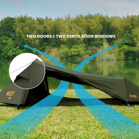 NC2501 NAMIOT ULTRA LIGHT SKYAIR 1 ZIELONY NILS CAMP