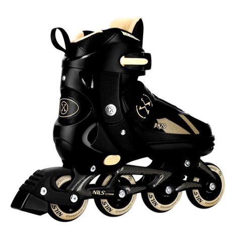 NH382 ŁYŻWOROLKI 2W1 ENZO BEŻOWE ROZM. L(40-43) Z WYM. PŁOZĄ HOKEJOWĄ NILS EXTREME