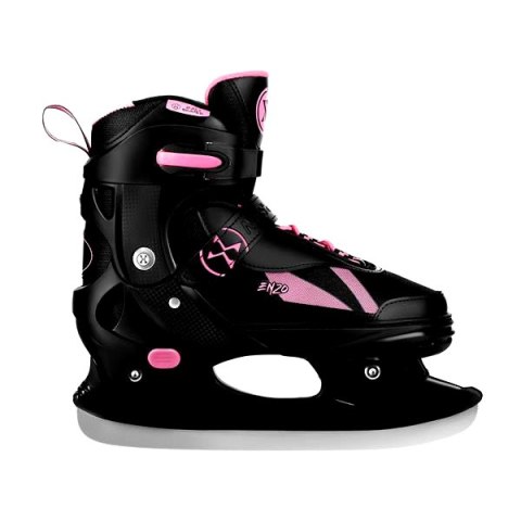 NH382 ŁYŻWOROLKI 2W1 ENZO RÓŻOWE ROZM. L(40-43) Z WYM. PŁOZĄ HOKEJOWĄ NILS EXTREME