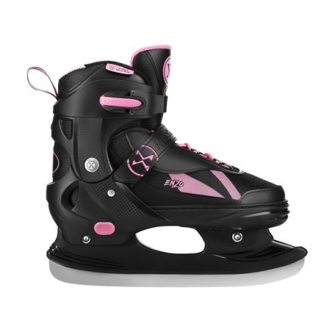 NH382 ŁYŻWOROLKI 2W1 ENZO RÓŻOWE ROZM. S(32-35) Z WYM. PŁOZĄ HOKEJOWĄ NILS EXTREME