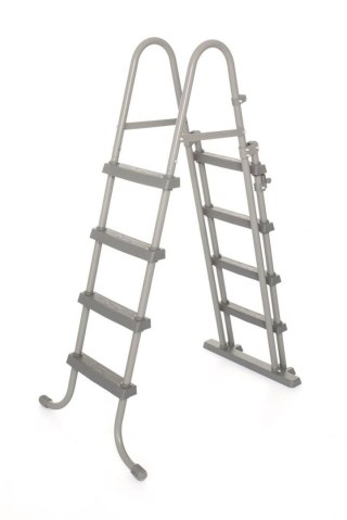 Kubisport Schody Drobinka do Basenu Dwustronna Szara Wytrzymała Solidna BESTWAY 122cm