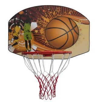 Kubisport Tablica do Koszykówki Kosza z Siatką Zestaw KUBISPORT 90 x 60 cm