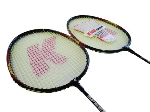 Kubisport Zestaw Rakietki Paletki do Gry w Badmintona Rekreacyjny KUBISPORT