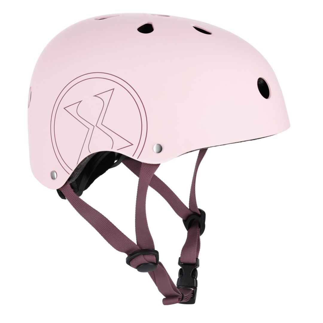 MTW001-1 KASK CIEMNO-RÓŻOWY ROZM. L(58-61CM) NILS EXTREME