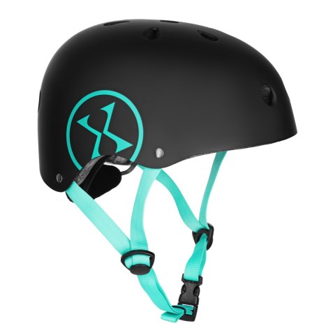 MTW001-1 KASK CZARNO-NIEBIESKI ROZM. M(55-58CM) NILS EXTREME