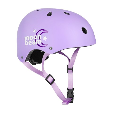 NA0189 ZESTAW LED ŁYŻWOROLKI OCHRANIACZE MOONBEAM FIOLETOWE ROZM. S(31-34) NILS EXTREME