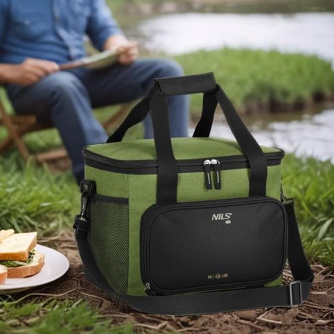 NC2904 TORBA TERMICZNA ZIELONA 20L NILS