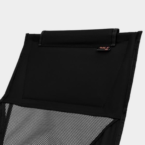 NC3321 KRZESŁO SKŁADANE ULTRALIGHT BLACK NILS CAMP