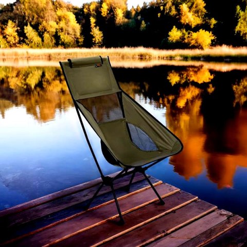 NC3321 KRZESŁO SKŁADANE ULTRALIGHT KHAKI NILS CAMP