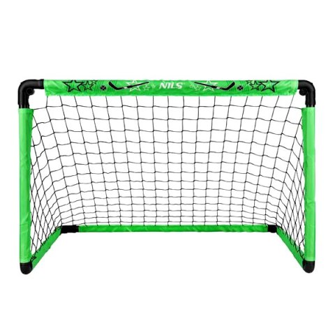BRH2521 ZESTAW DO GRY UNIHOKEJ BRAMKA HOKEJOWA +2 KIJE+ PIŁKA NILS
