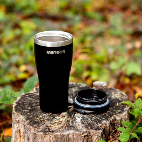 Kubek termiczny Meteor otwierany czarny
