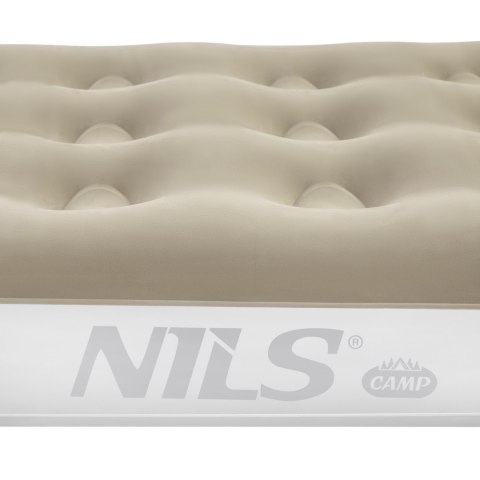 NC2801 MATERAC TURYSTYCZNY DMUCHANY 191X73X22 CM BEŻOWY NILS CAMP