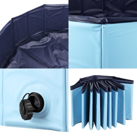 NC2804 BASEN DLA PSÓW SKŁADANY 100X30 CM NILS