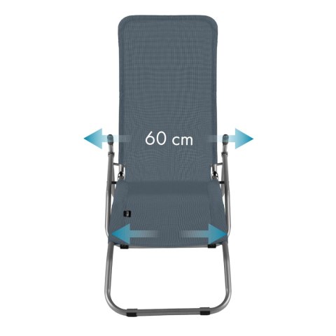 NC3017 LEŻAK TURYSTYCZNY/PLAŻOWY SZARY NILS