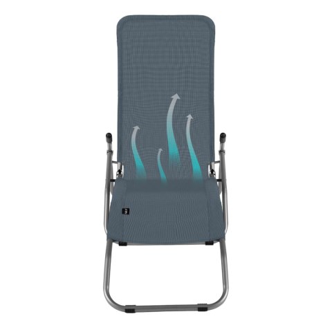 NC3017 LEŻAK TURYSTYCZNY/PLAŻOWY SZARY NILS