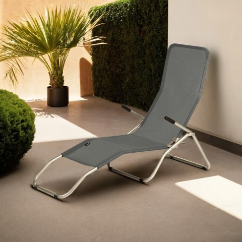 NC3017 LEŻAK TURYSTYCZNY/PLAŻOWY SZARY NILS