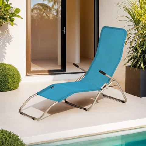 NC3017 LEŻAK TURYSTYCZNY/PLAŻOWY TURKUSOWY NILS