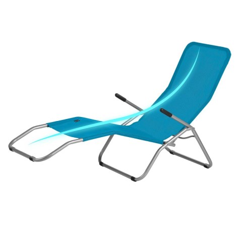 NC3017 LEŻAK TURYSTYCZNY/PLAŻOWY TURKUSOWY NILS