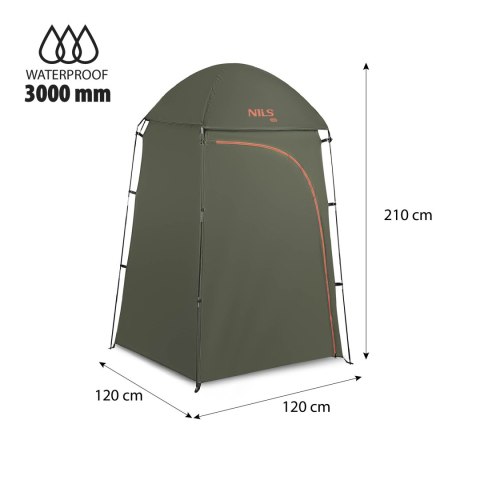 NC3025 PRZEBIERALNIA TURYSTYCZNA XL ZIELONA NILS CAMP