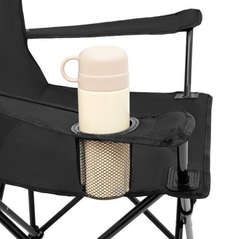 NC3301 KRZESŁO TURYSTYCZNE CZARNE NILS CAMP