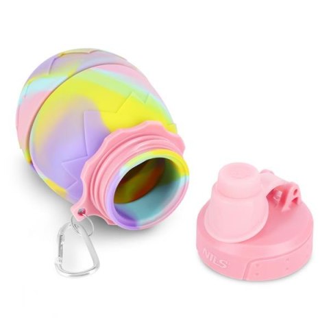 NC4102 BIDON SILIKONOWY SKŁADANY 700ML RÓŻOWY NILS