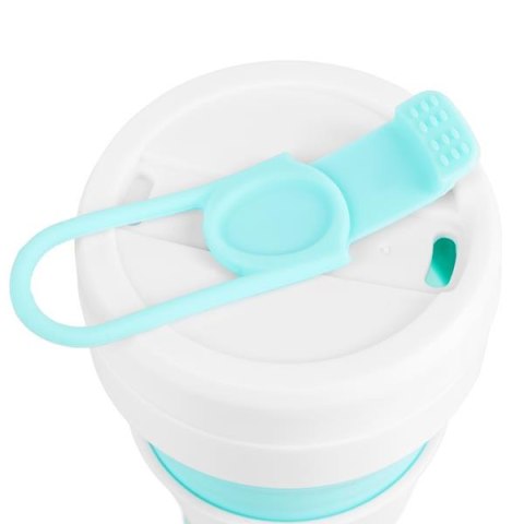 NC4103 KUBEK SILIKONOWY SKŁADANY 355ML MIĘTOWY NILS CAMP